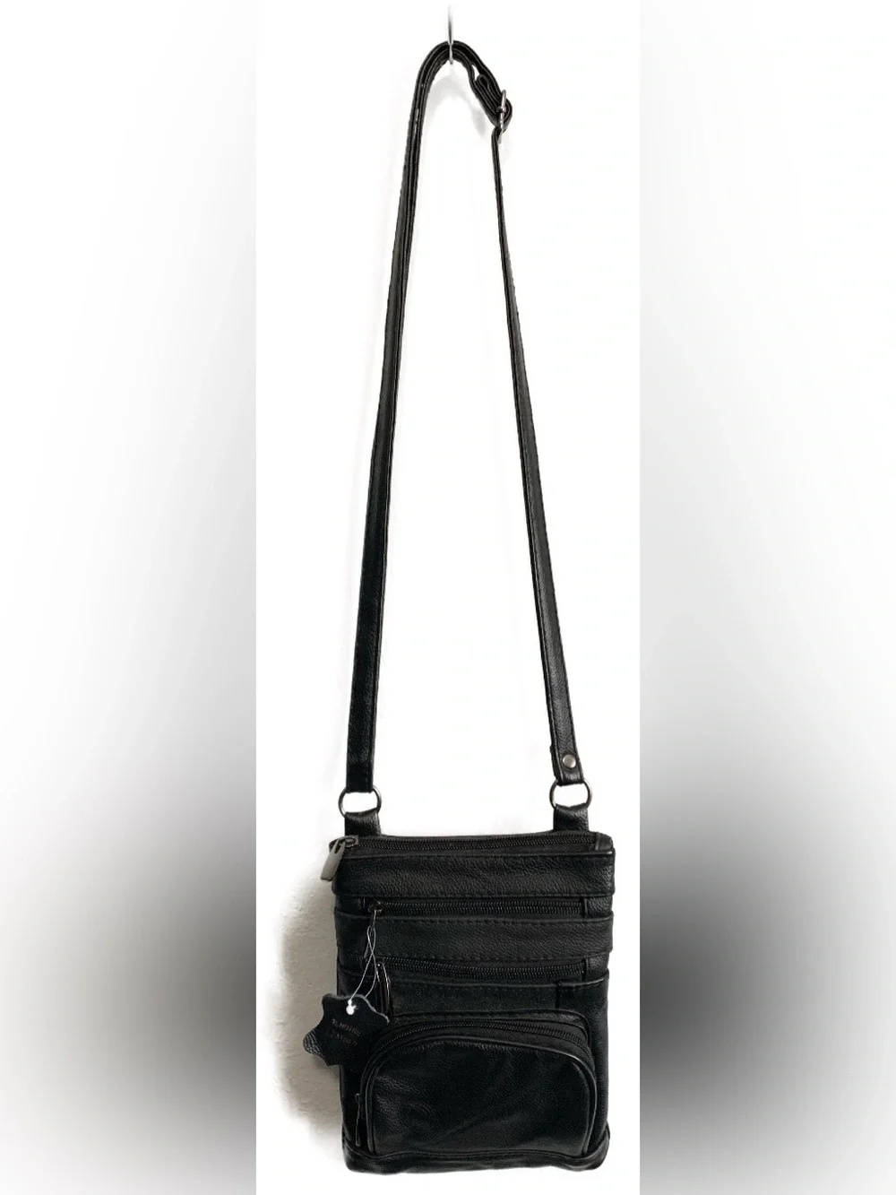 Genuine Leather Crossbody Travel Bag